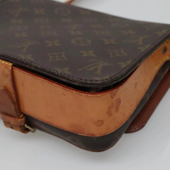 LOUIS VUITTON Monogram Cartouchiere MM Shoulder Bag M51253 LV Auth BA3758 - Picture 4 of 16